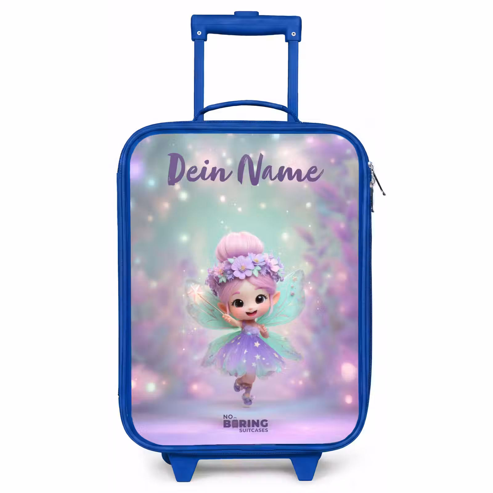 Kinderkoffer Blau mit Name - Elf - Magie — 1