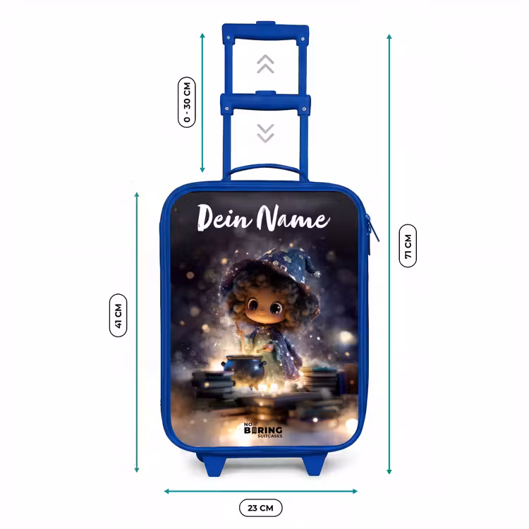 Kinderkoffer Blau mit Name - Magische Nacht der Magie — 7