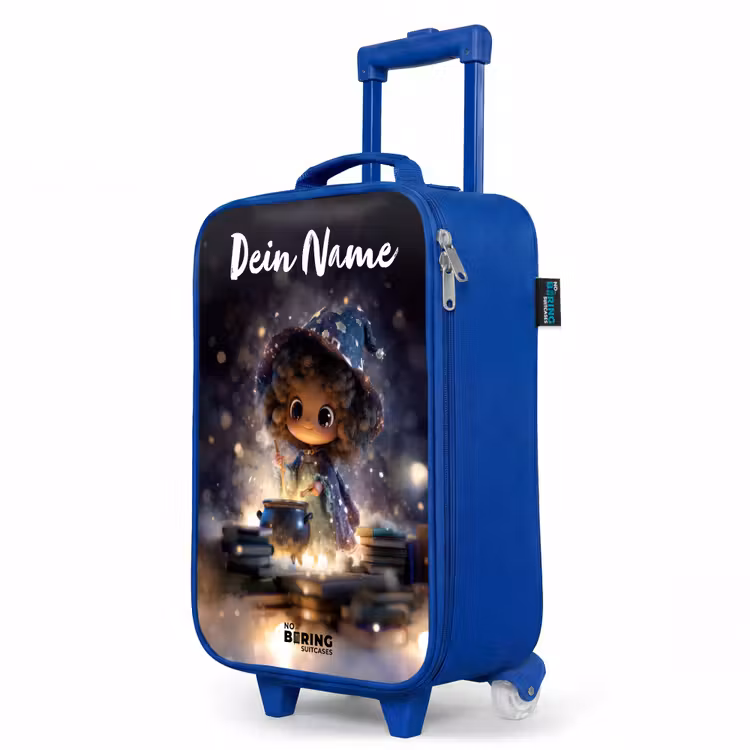 Kinderkoffer Blau mit Name - Magische Nacht der Magie — 8