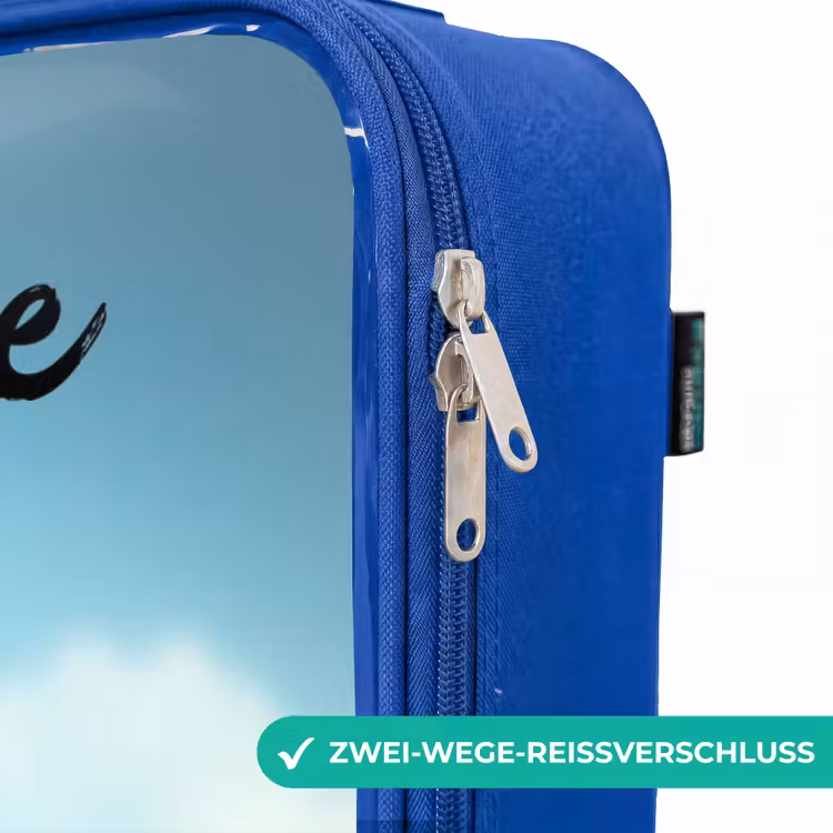 Kinderkoffer Blau mit Name - Golf - Dino - Grün — 5