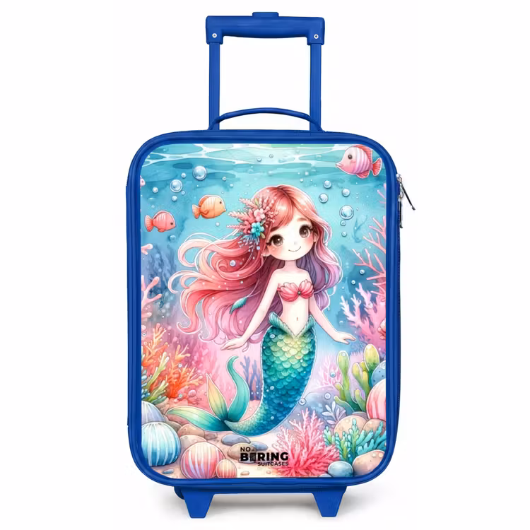 Kinderkoffer Blau - Kira Kristall Schwanz — 1