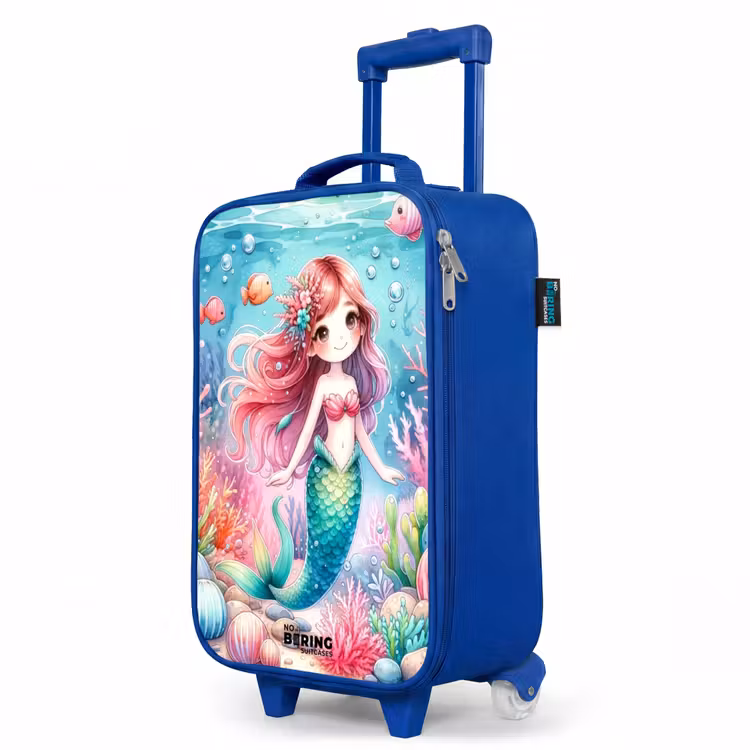 Kinderkoffer Blau - Kira Kristall Schwanz — 8