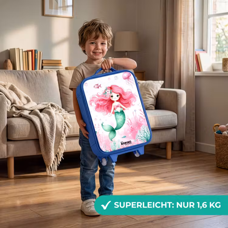 Kinderkoffer Blau - Serena Muschelkind — 3