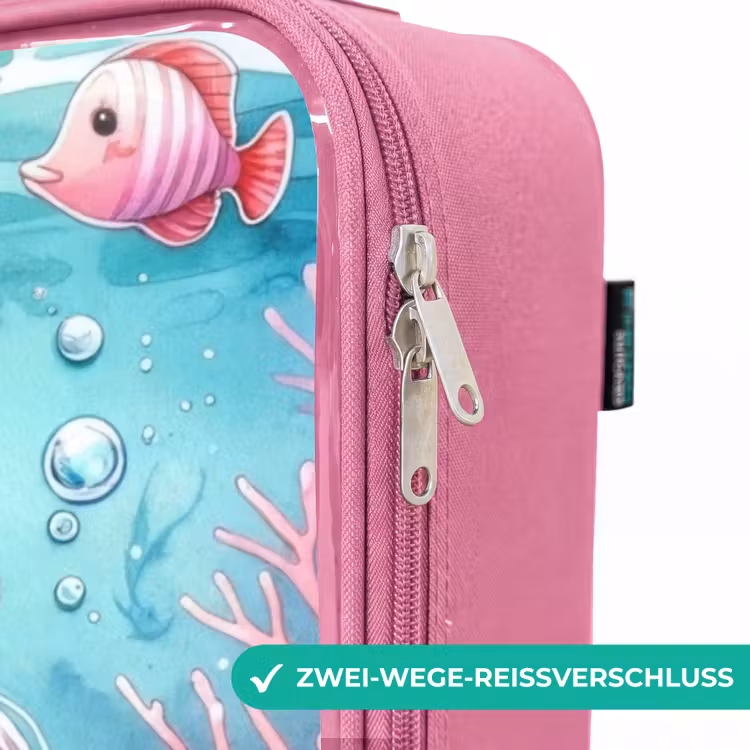 Kinderkoffer Rosa - Kira Kristall Schwanz — 5