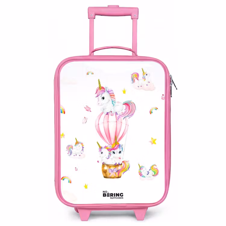 Kinderkoffer Rosa - Luftige Einhörner — 1