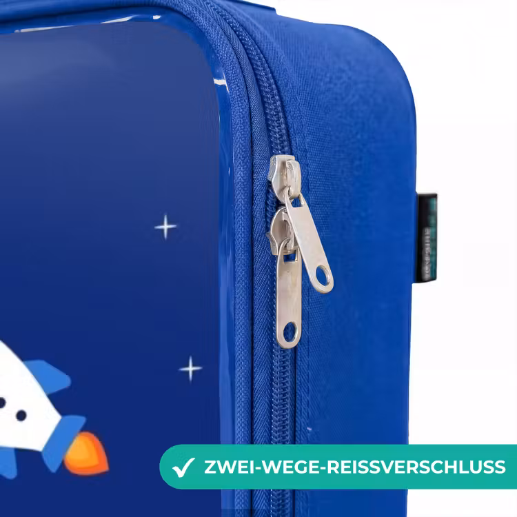 Kinderkoffer Blau - Astronaut auf einem Planeten — 5