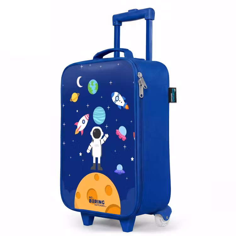 Kinderkoffer Blau - Astronaut auf einem Planeten — 8