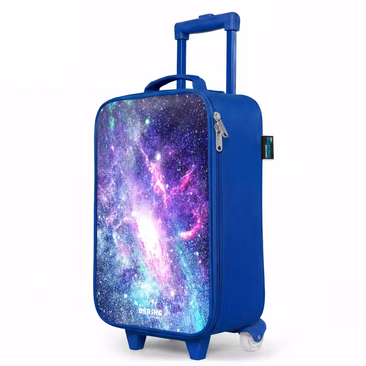 Kinderkoffer Blau - Bunte Galaxie — 8