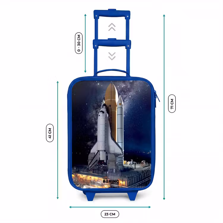 Kinderkoffer Blau - Space Shuttle bereit zum Abheben — 7