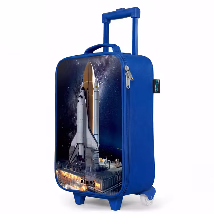 Kinderkoffer Blau - Space Shuttle bereit zum Abheben — 8
