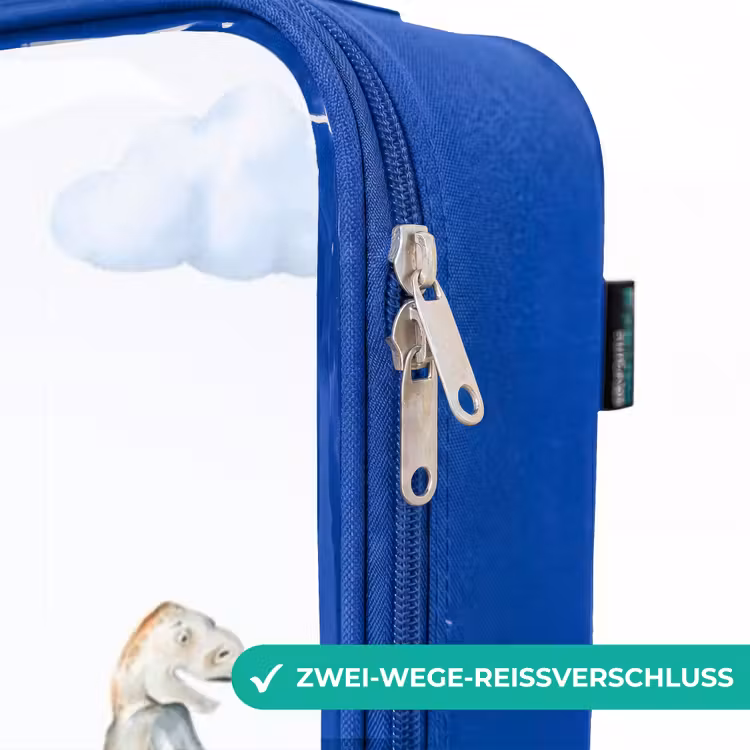 Kinderkoffer Blau - Wandernde Dinosaurier — 5