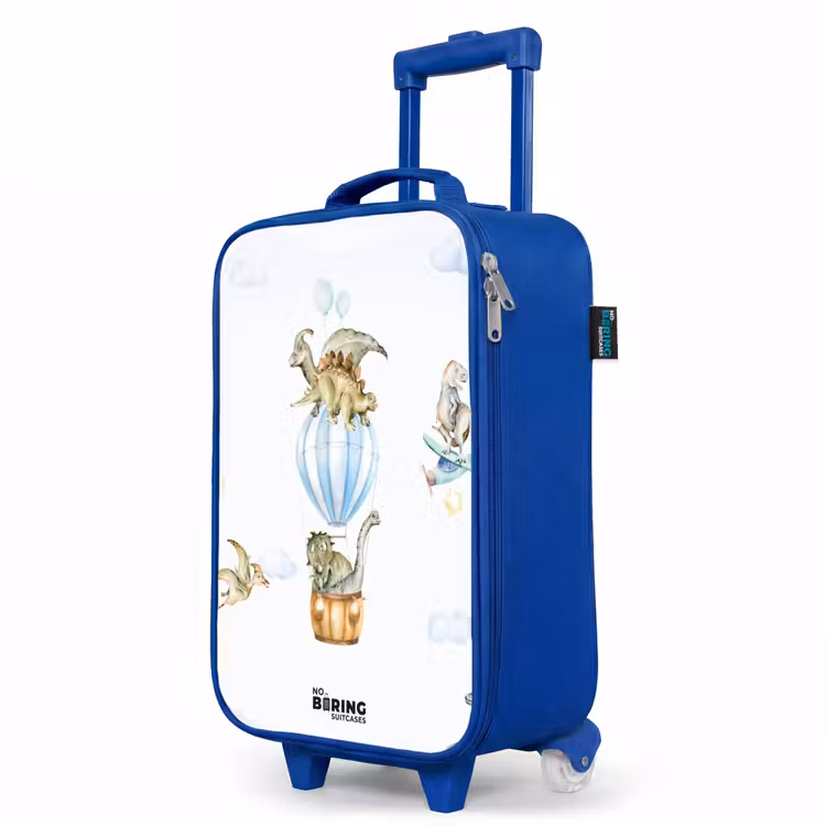 Kinderkoffer Blau - Wandernde Dinosaurier — 8