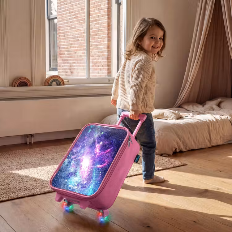 Kinderkoffer Rosa - Bunte Galaxie — 2