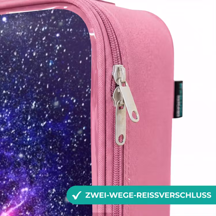 Kinderkoffer Rosa - Bunte Galaxie — 5