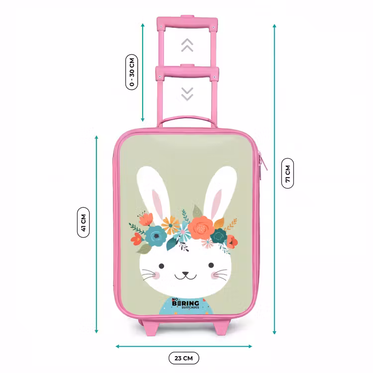 Kinderkoffer Rosa - Hippie-Hase — 7