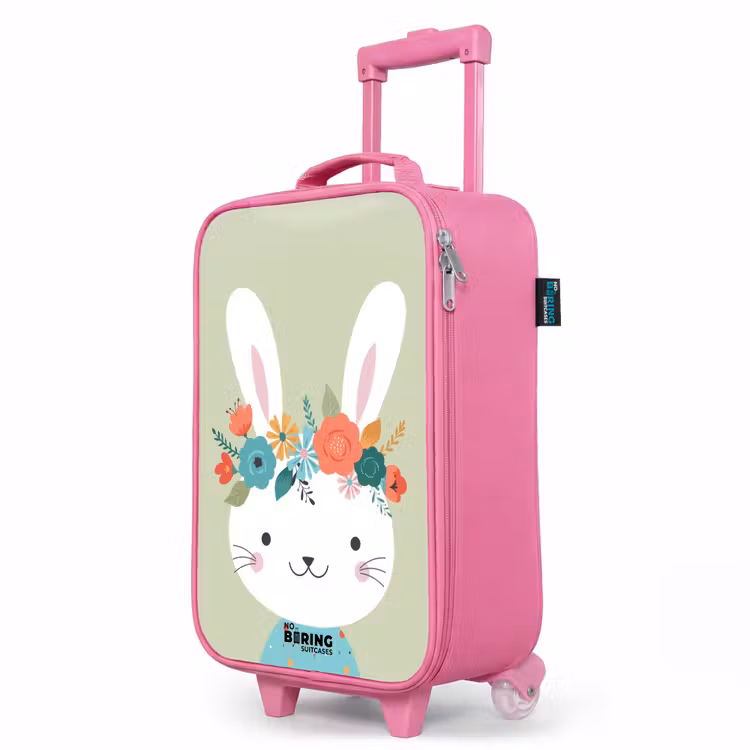 Kinderkoffer Rosa - Hippie-Hase — 8