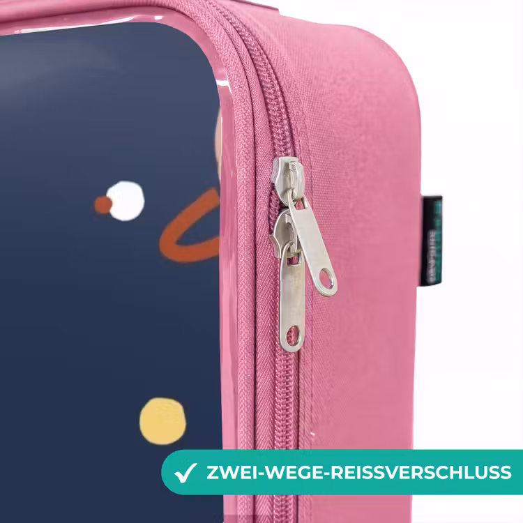 Kinderkoffer Rosa - Muster der Planeten — 5
