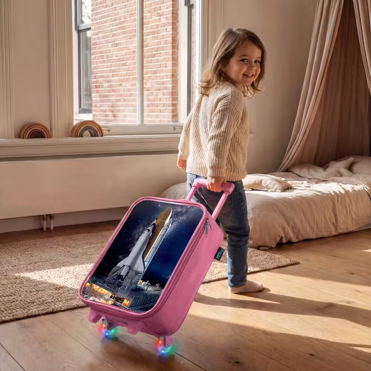 Kinderkoffer Rosa - Space Shuttle bereit zum Abheben — 2