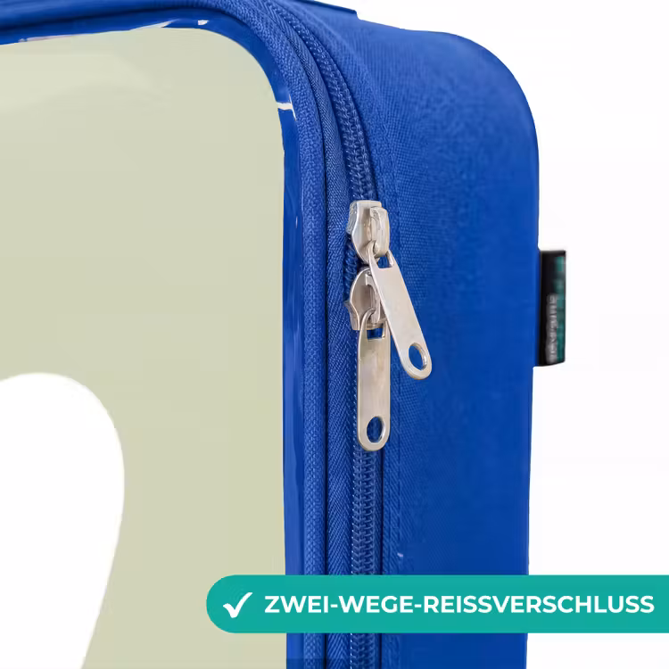 Kinderkoffer Blau - Hippie-Hase — 5