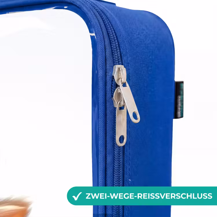 Kinderkoffer Blau - Porträt eines von Schmetterlingen umgebenen Kätzchens — 5