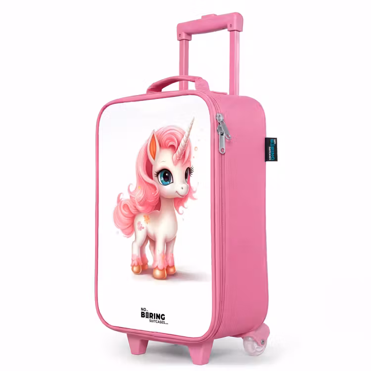 Kinderkoffer Rosa - Einhorn mit rosa Mähne — 8