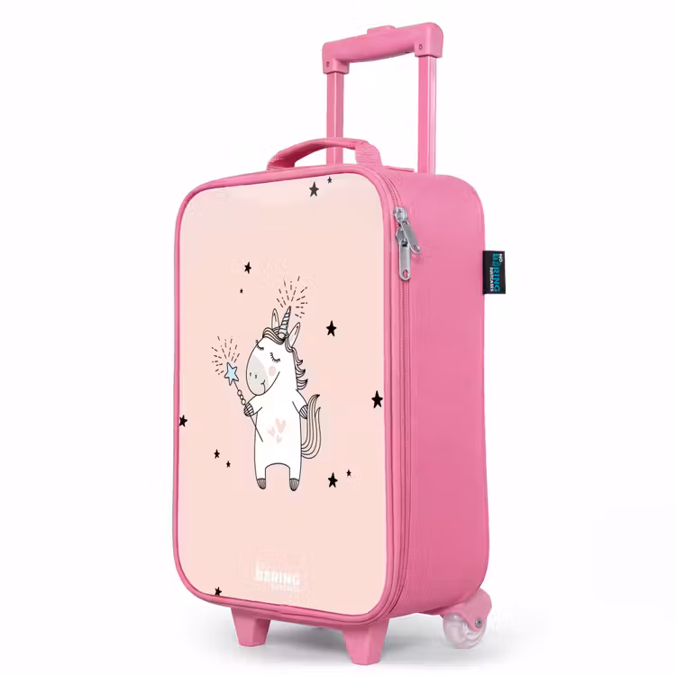 Kinderkoffer Rosa - Signiertes Einhorn mit Zauberstab — 8