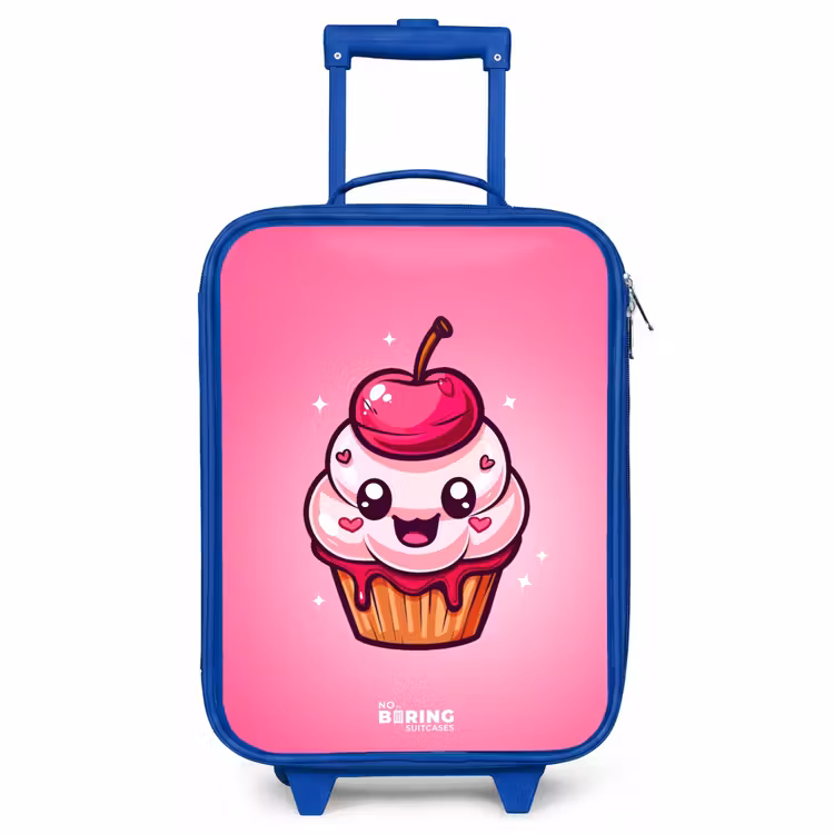 Kinderkoffer Blau - Carrie-Cupcake — 1