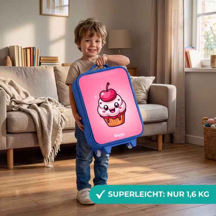 Kinderkoffer Blau - Carrie-Cupcake — 3