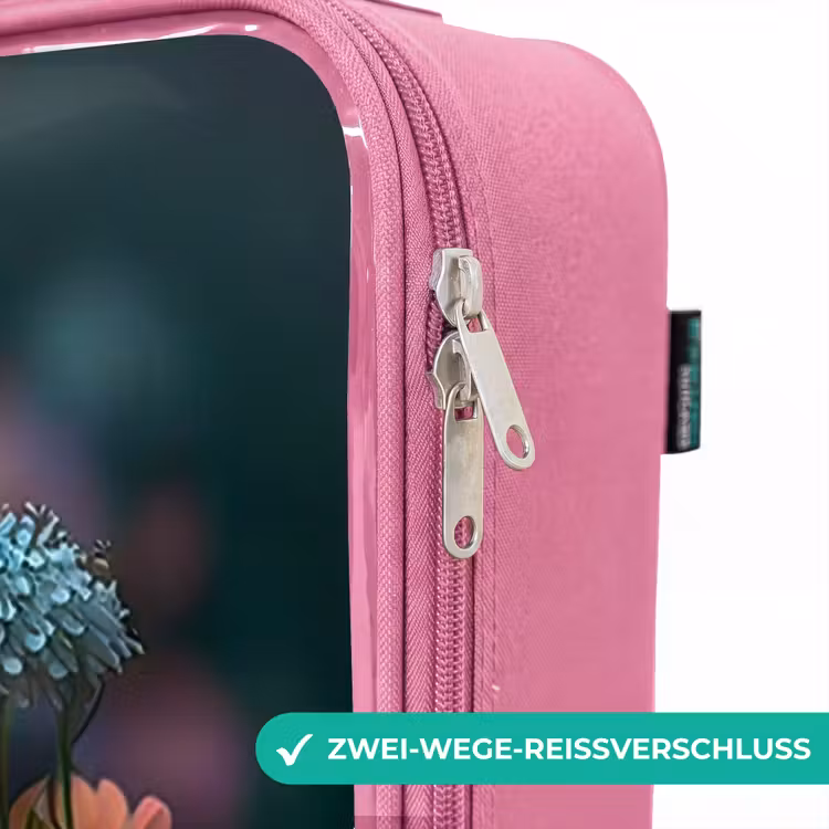 Kinderkoffer Rosa - Kätzchen zwischen Blumen — 5