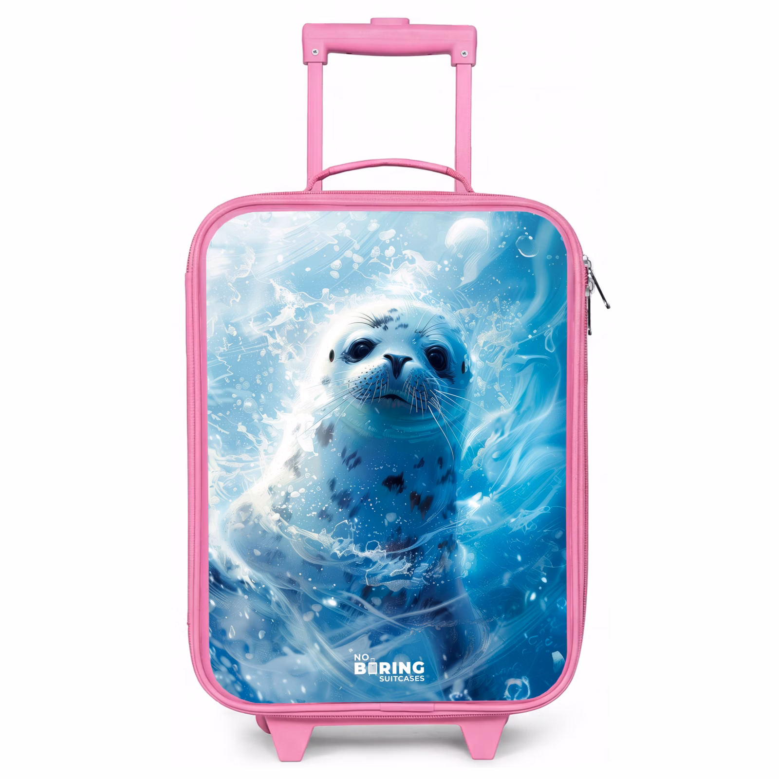 Kinderkoffer Rosa - Robbenjunges im klaren blauen Wasser — 1