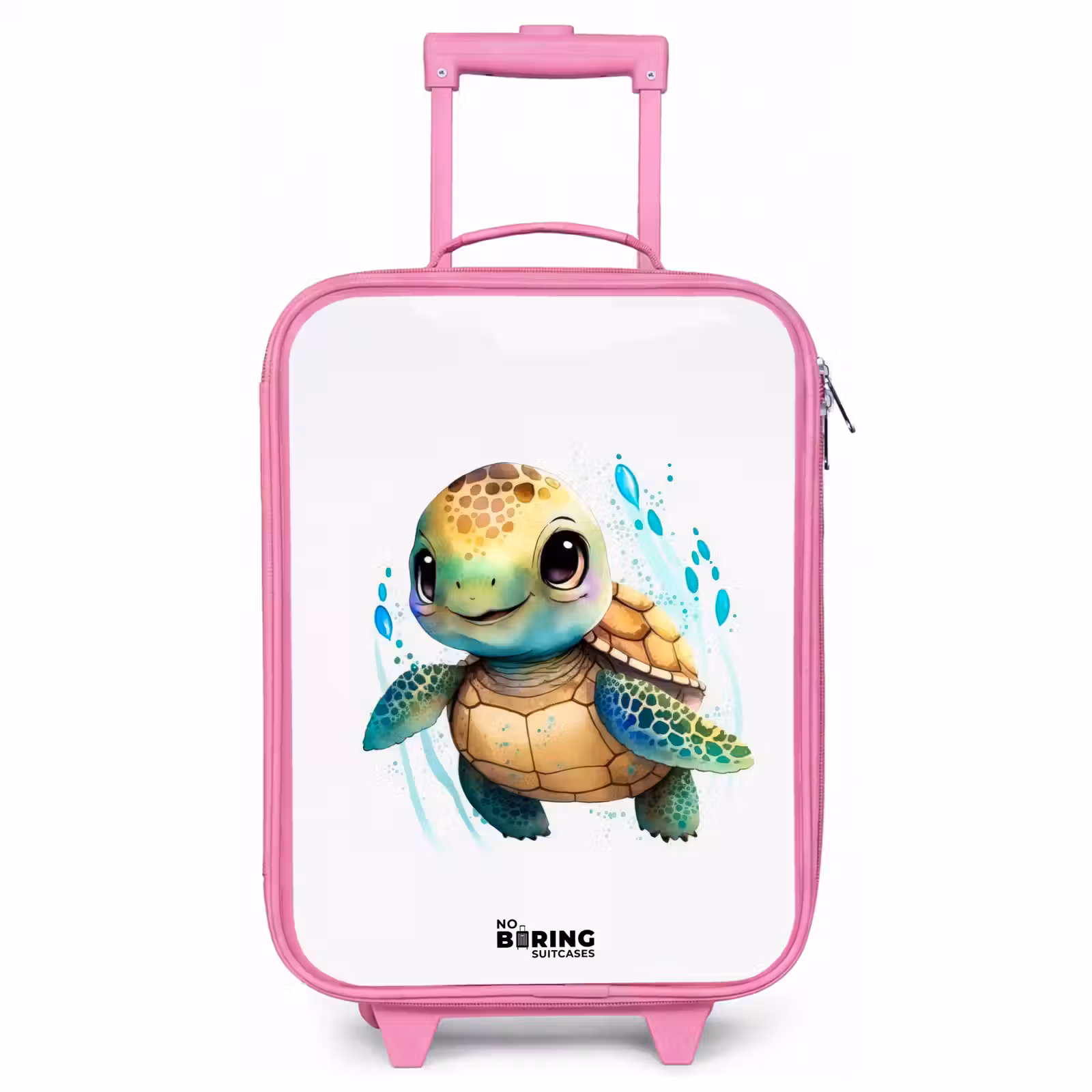 Kinderkoffer Rosa - Schildkröte - Wasserfarben - Tiere — 1