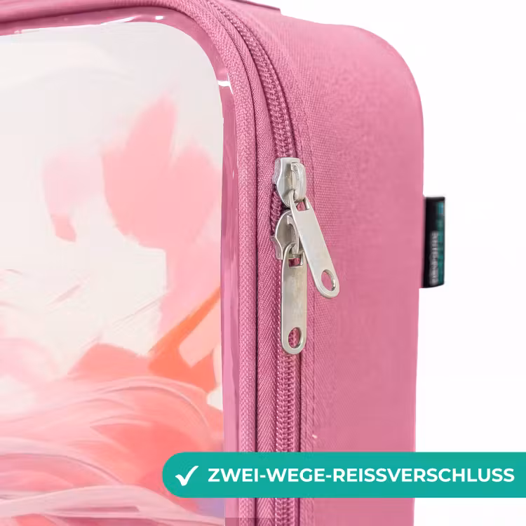 Kinderkoffer Rosa - Pastellrosa Pferd — 5