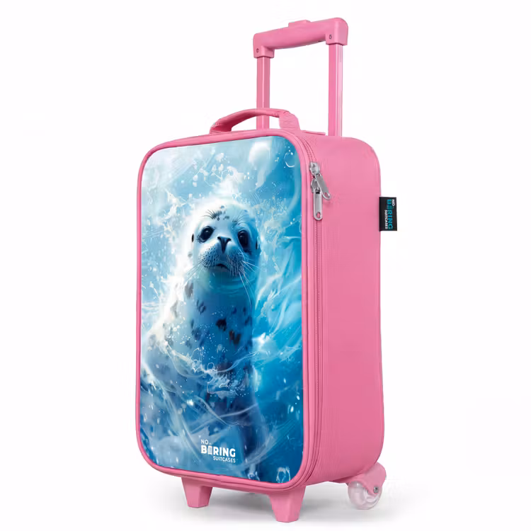 Kinderkoffer Rosa - Robbenjunges im klaren blauen Wasser — 8