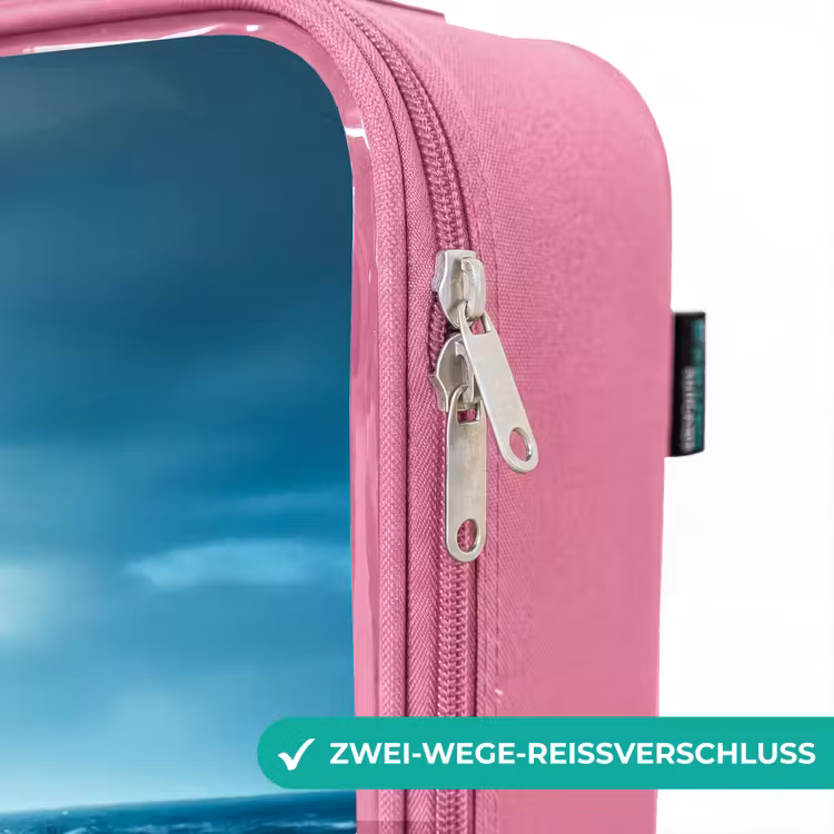 Kinderkoffer Rosa - Schiffe auf dem Meer — 5
