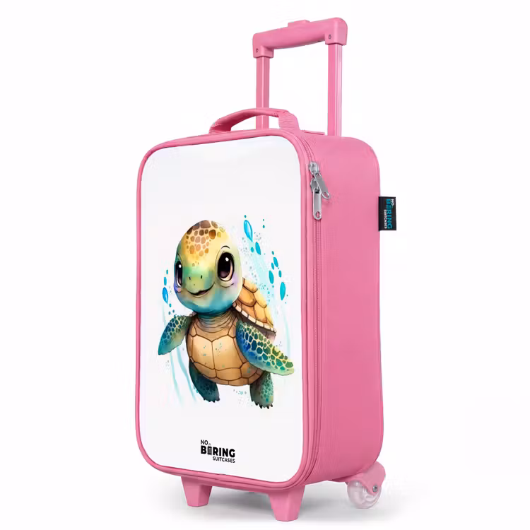 Kinderkoffer Rosa - Schildkröte - Wasserfarben - Tiere — 8
