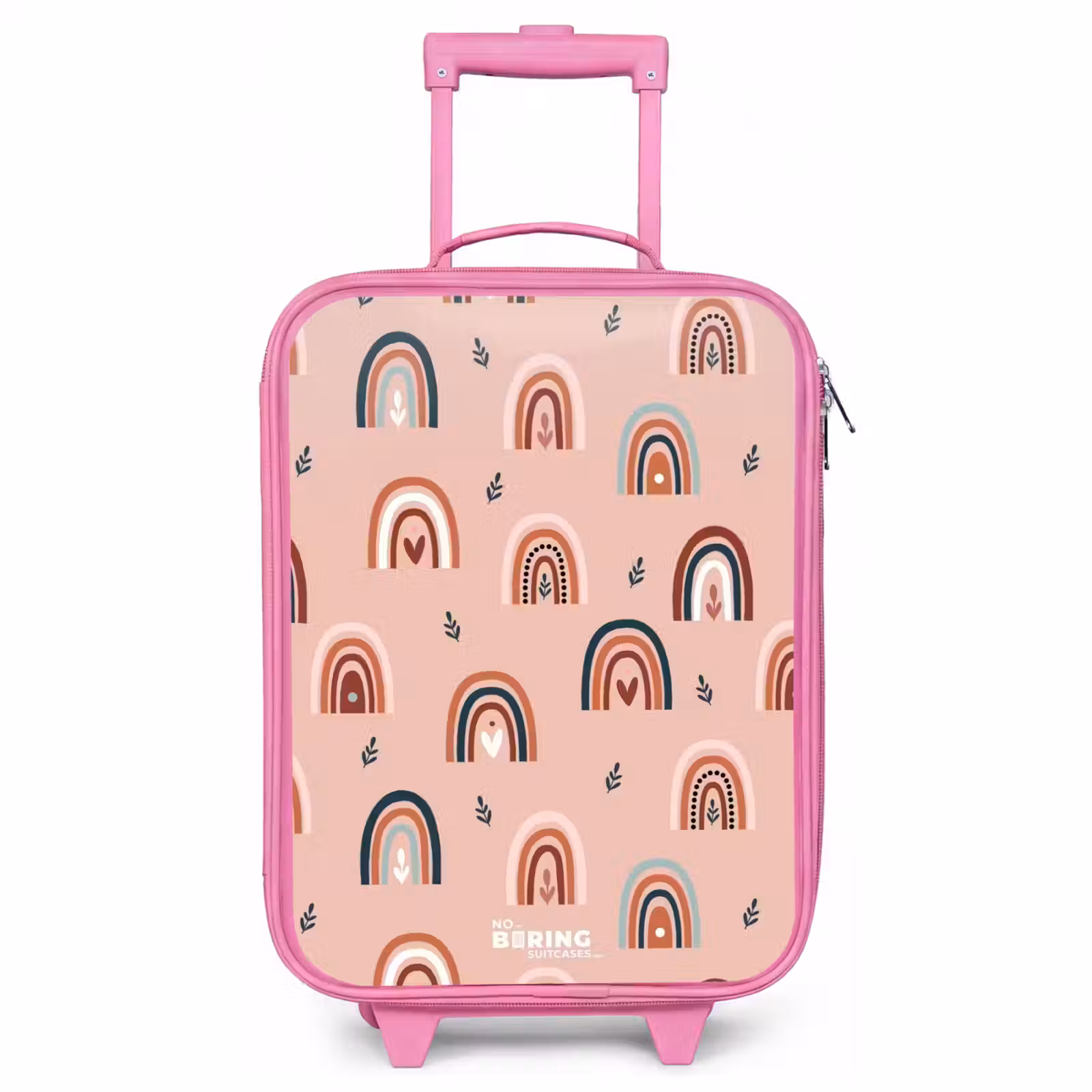 Kinderkoffer Rosa - Rosa Regenbögen Muster — 1