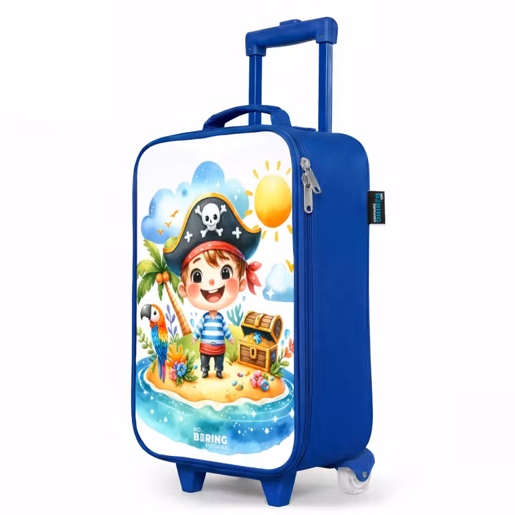 Kinderkoffer Blau - Pirat auf einer Insel — 8