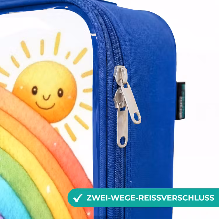 Kinderkoffer Blau - Pirat auf einer Insel mit Schatz — 5