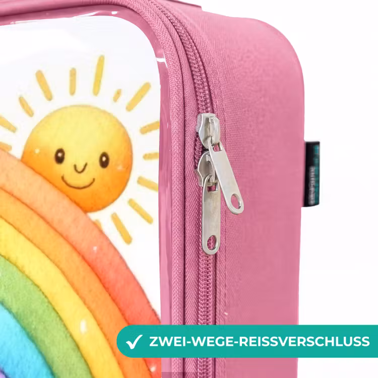 Kinderkoffer Rosa - Pirat auf einer Insel mit Schatz — 5
