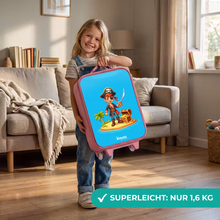 Kinderkoffer Rosa - Pirat bereit zum Plündern — 3