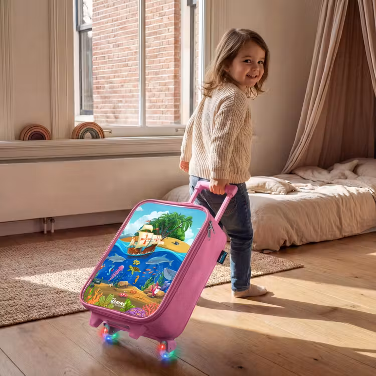 Kinderkoffer Rosa - Segelschiff auf dem Ozean — 2