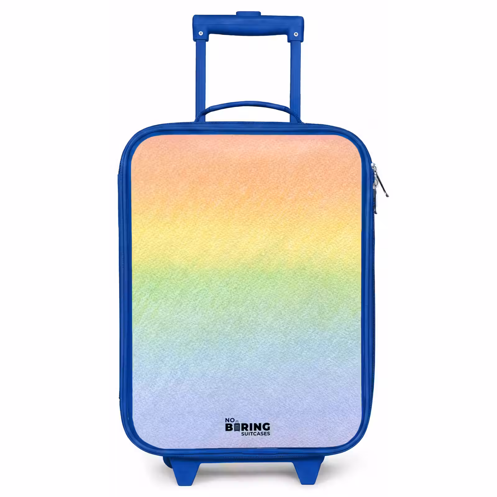 Kinderkoffer Blau - Pastellkreide Regenbogen — 1