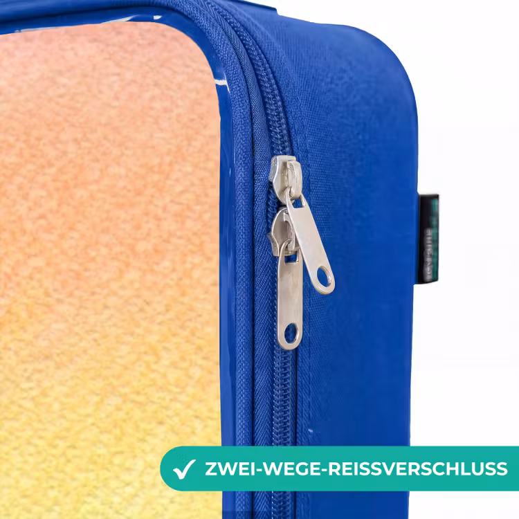 Kinderkoffer Blau - Pastellkreide Regenbogen — 5