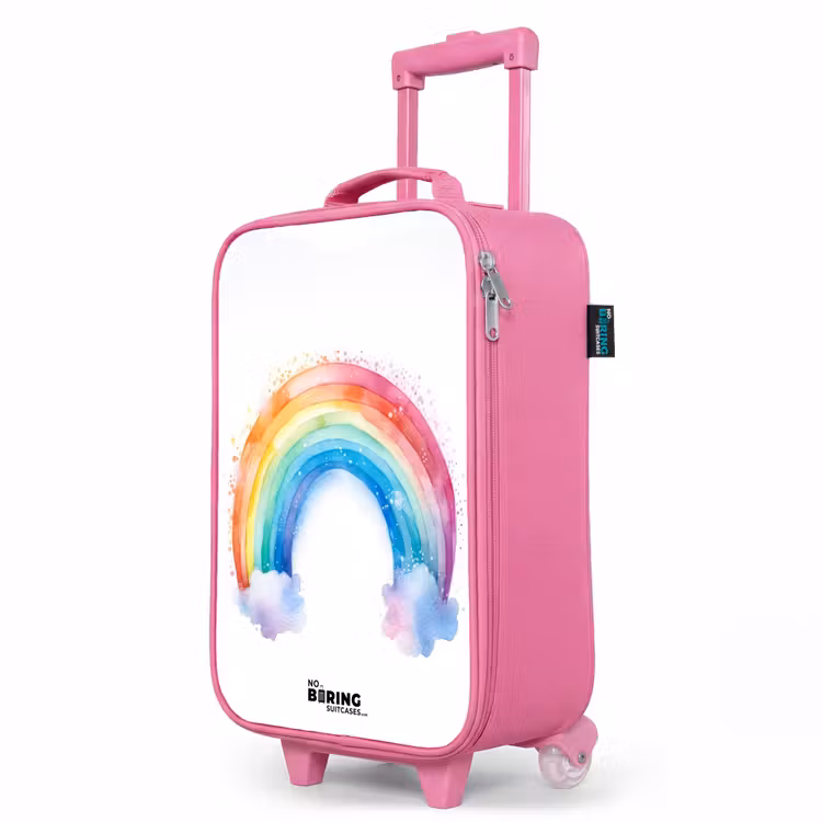 Kinderkoffer Rosa - Aquarell Regenbogen — 8