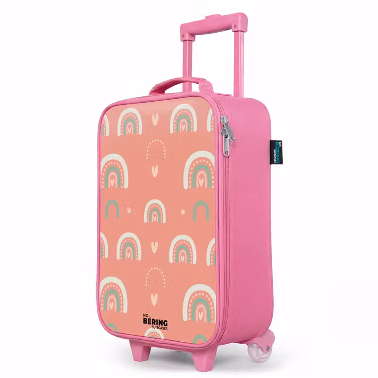Kinderkoffer Rosa - Korallenfarbene Bögen — 8