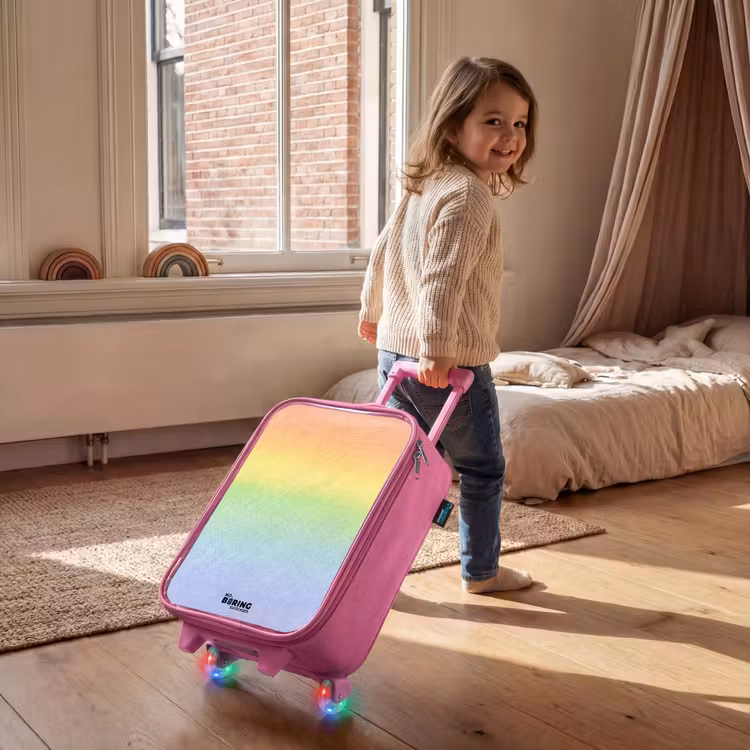 Kinderkoffer Rosa - Pastellkreide Regenbogen — 2