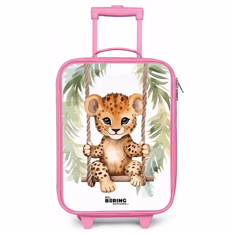 Kinderkoffer Rosa - Levi-Leopard — 1