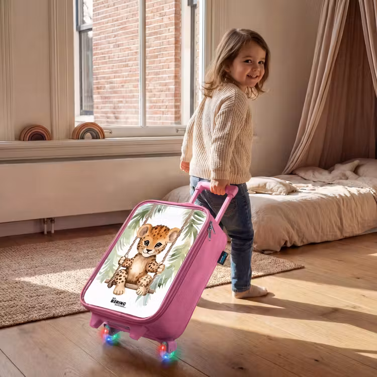 Kinderkoffer Rosa - Levi-Leopard — 2