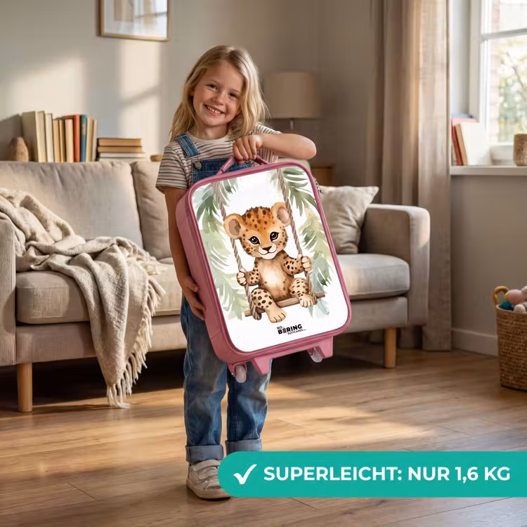 Kinderkoffer Rosa - Levi-Leopard — 3