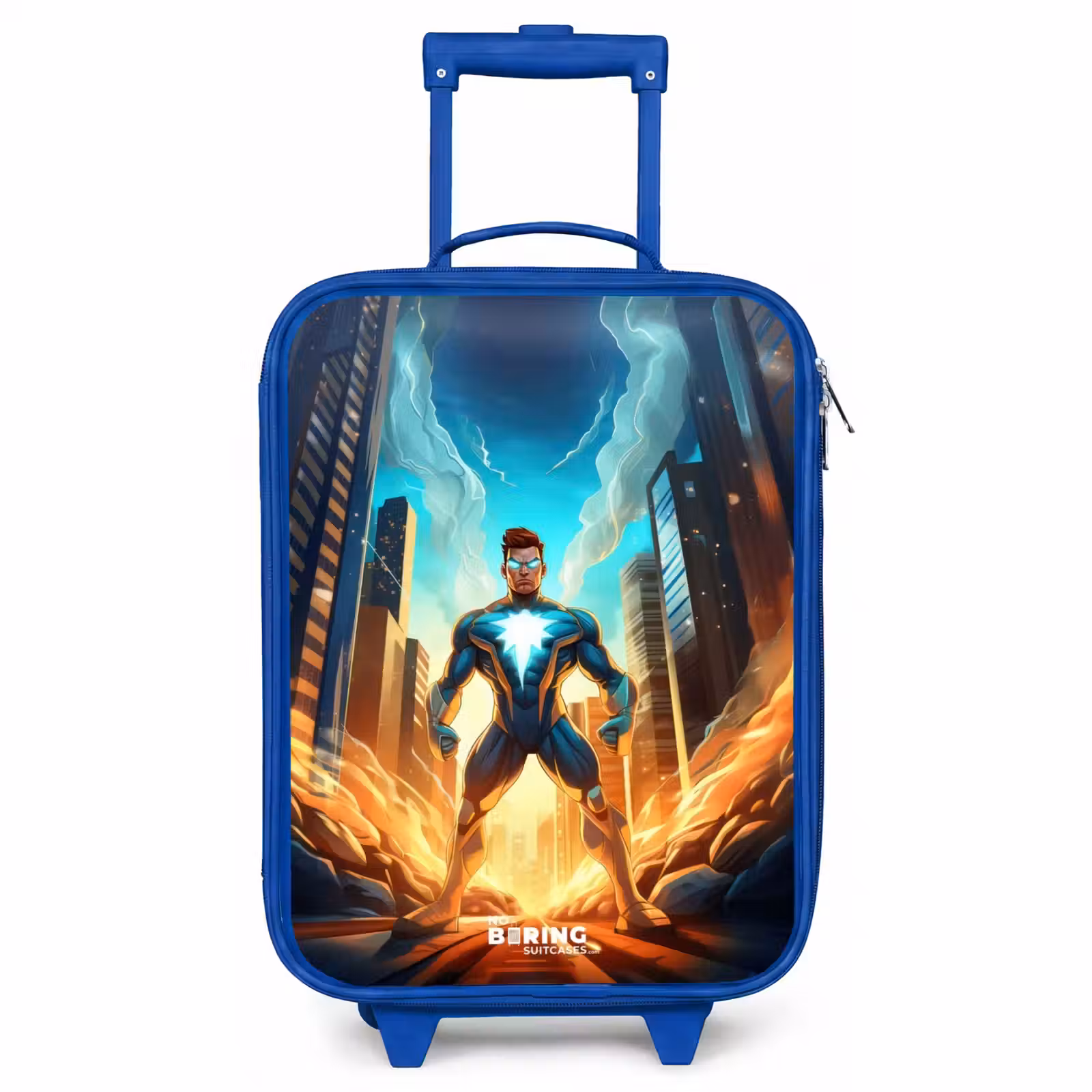 Kinderkoffer Blau - Stadt-Superheld — 1